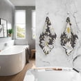thumbnail image 7 of Dreamtimes 2 PCS Hand TowelsBeautiful White Daisy Chamomile Flowers 16 x 28 Inch Soft Highly Absorbent Cotton Bathroom Towels for Bathroom Ktichen Travel SPA Gym, 7 of 7