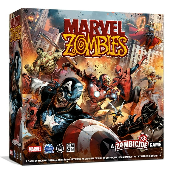 CMON Marvel Zombies - A Zombicide Game: Embrace The Hunger as Heroes Turn Undead in The Ultimate Marvel Crossover! Cooperative Strategy Game, Ages 14+, 1-6 Players, 90