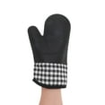 thumbnail image 4 of Unique Bargains 1 Pc Heat-insulating Oven Mitts for Kitchen Black, 4 of 5
