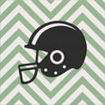 thumbnail image 2 of Great Art Now Eat Sleep Play Football - Green Part III by Sports Mania, Framed Wall Art, 14W x 14H, 2 of 3