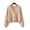Camel, variant on Womens Retro Button Front Cardigan Sweater Long Sleeve V Neck Knitwear Button Down Loose Chunky Kint Sweater Beige 3XL