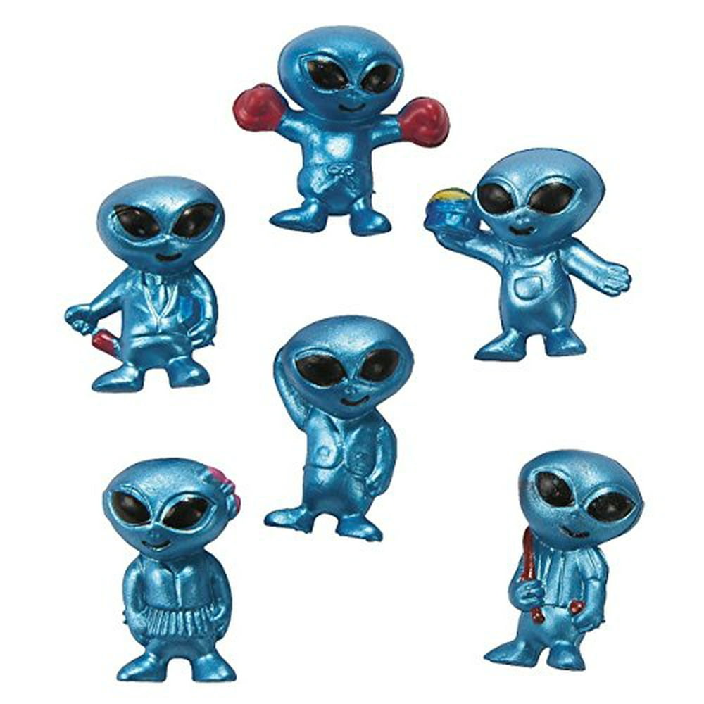 Fun Express OutofThisWorld Vinyl Aliens Action Figure (4 Dozen