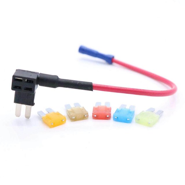 5Pcs Professional Fuse Holder Mini Cars Fuses Folding Multifunctional Professional Fuse Holder Wide Application Adapter Automobile Replacement Parts