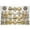 Gold-Silver, variant on 92pcs Christmas Ball Ornaments Christmas Tree Decoration Set with Srtings Shatterproof Christmas Baubles for Christmas Holiday Wreath Garland Party Decoration Gold-Silver