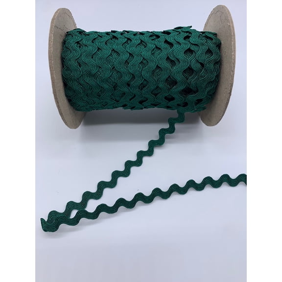Trimplace Hunter Green 1/2" Middy Ric Rac