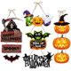 thumbnail image 1 of KAKOWELY piezas de decoración colgante de Halloween, letrero de puerta con temática de Halloween, diseño de escena de fiesta, accesorio, 1 of 5