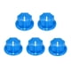 thumbnail image 1 of Uxcell 5Pcs Perillas de Potenciómetro de ABS y Cobre 1/4" Control de Volumen y Tono Sombrero Alto para Instrumentos de Guitarra Mezclador de Audio Amplificador Azul, 1 of 6