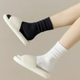 thumbnail image 7 of YooGuoGuo Calf Socks 10 Pairs for Women 5-10 Soft Thin Cotton Knit Breathable Casual Basic Solid Loose Fit Slouch Stretchy, 7 of 7