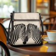 thumbnail image 3 of HELLHERO Zebra Pattern Purse Satchel, Stylish Shoulder Purse PU Leather Adjustable Strap Shoulder Bag for Weekend Getaways Travel, 3 of 7