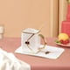 thumbnail image 5 of Taza de Café de Forma de Bolsa Soledad 310ml Blanco, 5 of 10