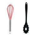 thumbnail image 1 of Juego de 2 utensilios de cocina de silicona resistentes al calor para utensilios de cocina antiadherentes, antiarañazos, aptos para lavavajillas, 1 of 5