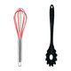 thumbnail image 1 of Juego de 2 utensilios de cocina de silicona resistentes al calor para utensilios de cocina antiadherentes, antiarañazos, aptos para lavavajillas, 1 of 5