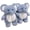 blue, variant on Cartoon Fox Animal Slippers, Winter Warm Plush Slippers, Non-Slip Soft Plush Indoor Slides Fuzzy House Shoes for Women, Man