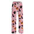 thumbnail image 5 of Pink Womens Jogger Pajamas Pants Spooky Season, Cozy, Fleece, Cute, Warm, Loose, Fall Pajama Pants, Sleepwear, Pjs Pants, High Waisted, Comfy, Winter Clothes S, 5 of 5