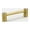 Satin Brass, variant on Alno C715-4-PC Contemporary Swarovski Crystal 4" Cabinet Pull Polished Chrome