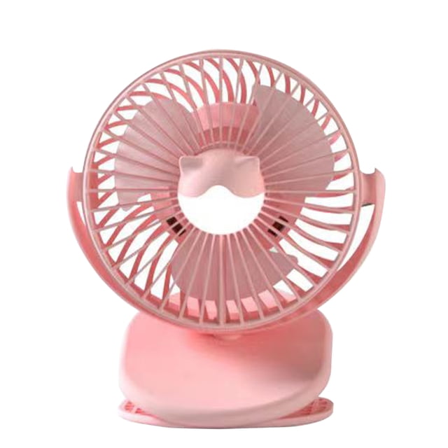 USB Fan Portable Fan Mini Fan Desk Fan Clip Fan USB Charging Fan with Nightlight Three-speed Fan