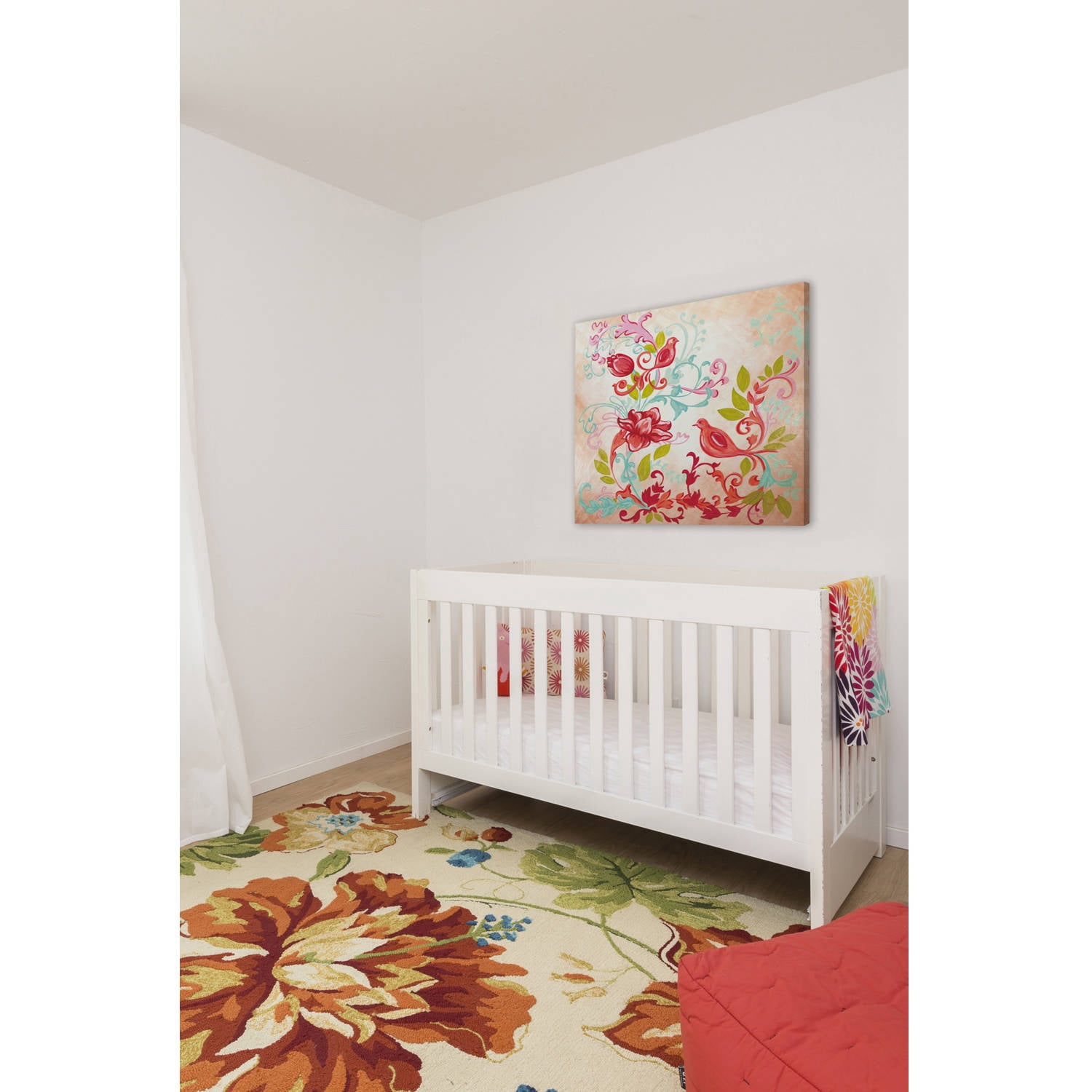 Marmont Hill "Boho Bird" by Reesa Qualia Painting Print on Wrapped Canvas