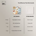 thumbnail image 6 of Saturated Geos Boho Neutral Abstract Canvas Wall Art by Art Remedy, Gallery Wrapped, 40"x40", 6 of 7