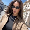 thumbnail image 4 of Retro Oval Sunglasses for Women, Trendy UV400 Protection, 4 of 6