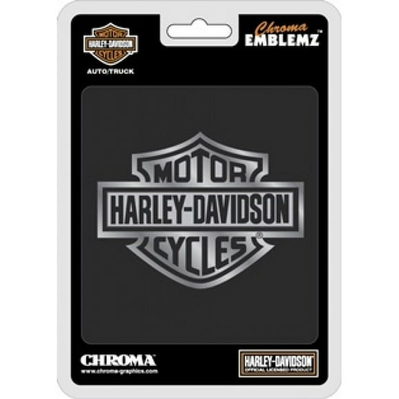 Harley-Davidson Bar And Shield Chrome Auto Emblem