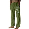 thumbnail image 2 of WXLWZYWL Pants for Men Relaxed Fit Big and Tall Men's Sweatpants Jogging Pants Athletic Bottoms with Elastic Waist and Adjustable Drawstring, 2 of 3
