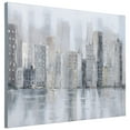thumbnail image 4 of Empire Art Direct Foggy City Textured Metallic Hand Painted Wall Art by Martin Edwards, 4 of 6