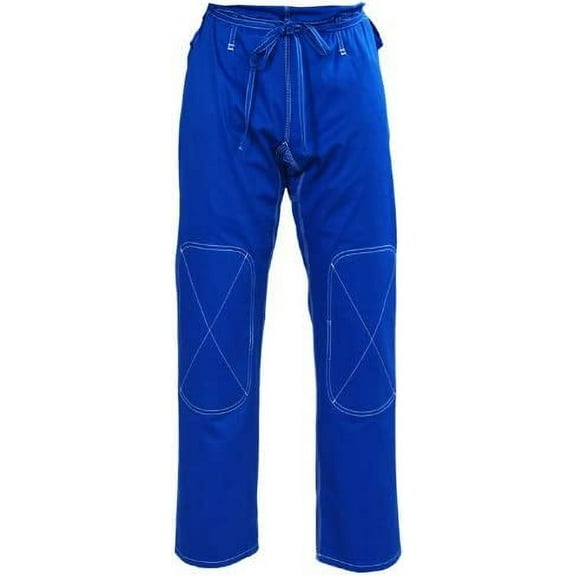 Woldorf USA Brazilian Jiu Jitsu BJJ Pants Blue Cotton Heavy Size