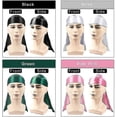 thumbnail image 2 of 4pcs Silky Durags, Silk Durag For Men Women Waves, Silk Durag Pack With 1 Wave Cap, Silky Satin Durag Extra Long Tails, 2 of 5