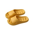 thumbnail image 3 of Fangasis Unisex Slide Sandals Quick Dry Flat Sandal Comfort Slides Pool Lightweight Shower Slippers Yellow 4.5-5(W), 3 of 7