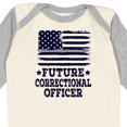 thumbnail image 4 of Inktastic Future Correctional Officer Boys or Girls Long Sleeve Baby Bodysuit, 4 of 5