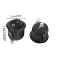 thumbnail image 3 of SPST Rocker Switch 0.79 in Mounting Hole, Superior Brass Silver Contacts, For Medical Equipment and Testing Apparatus(10pcs,10pcs), 3 of 8