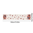 thumbnail image 3 of Independence Day Table Runner American Flag and Stars Pattern Polyester 73 x 14 Inches for July 4th Party Decorations, 3 of 6