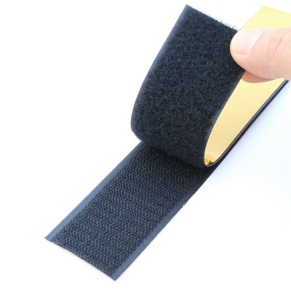 Industrial Strength 38mm Hook & Loop Tape - Waterproof, Heat Resistant Adhesive Backing for Indoor/Outdoor