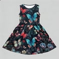 thumbnail image 3 of Girls Sleeveless Tank Dress,Cute Summer Outfits for Girls, 3 of 3