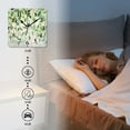 thumbnail image 4 of Square Wall Clock,Soft Watercolor Painting Of Hanging Green Leaves On Delicate Vines,Silent Non-Ticking Wall Clock Decor for Home Office Kitchen Living Room Bedroom(12inch), 4 of 4