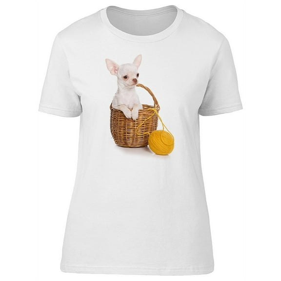 Chihuahua Puppy, Cute Dog T-Shirt Women -Image by Shutterstock, Female XX-Large