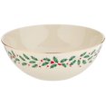 thumbnail image 3 of Lenox Holiday Large Bowl,Ivory, 3 of 5