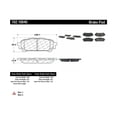 thumbnail image 2 of Disc Brake Pad-C-Tek Standard Metallic Brake Pads Centric 102.10040, 2 of 4