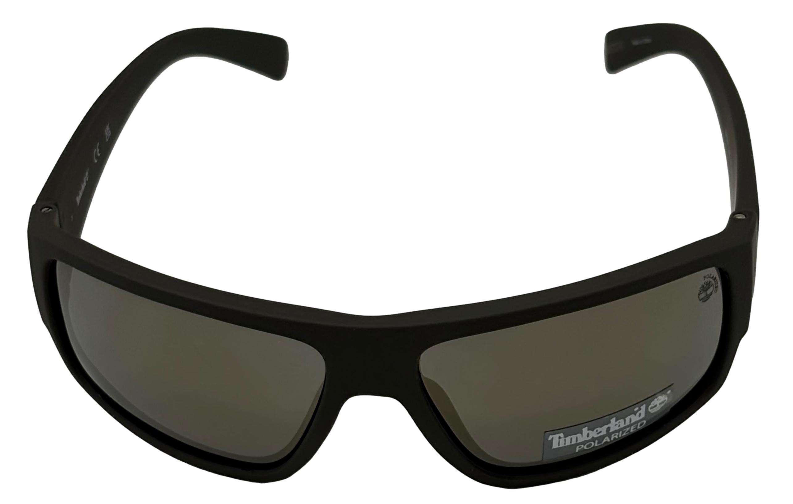 Timberland Matte Blue Mens Plastic Rectangle Sunglass Polarized Lens TB7261. 20D