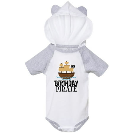 

Inktastic Birthday Pirate Ship Gift Baby Boy Bodysuit