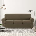 thumbnail image 2 of CHUN YI Sofa Cover with Separate Cushion Slipcover Stretch Checks, 2 of 7