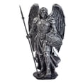 thumbnail image 3 of Figura de ángel guerrero, delicada y resistente estatua de ángel para gabinete de oficina o del hogar. Plata A, 3 of 9