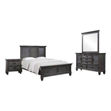 Winslow 4-piece Eastern King Bedroom Set Smokey Walnut