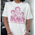 thumbnail image 1 of Pedro Pascal Chemise, Papa Est un État d'Esprit Chemise - Blanc - TG, 1 of 2