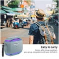 thumbnail image 4 of Leadingstar Metal Bluetooth-compatible Headset Protective Case Luxury Case With Keychain Anti-drop For Airpods 3, 4 of 9