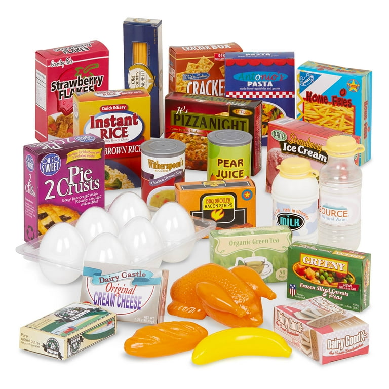 Grocery Shopping Cart with 30 Play Food Pieces photo 7