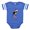 Royal Blue, variant on CafePress - Nice Boston Terrier - Cute Infant Baby Football Bodysuit