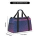 thumbnail image 3 of Disketp Violet Glitter Bolsa de Viaje Tipo Duffle, Bolso de Mano para Fin de Semana para Mujer, Bolsa de Gimnasio Ligera para Hombre, Esencial para Viajes, 3 of 7