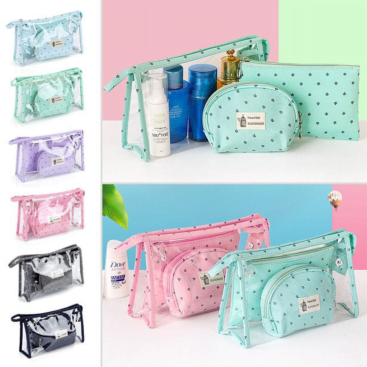 Small Makeup Bag Purse Mini Portable Cosmetic Bags Women - Temu