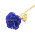 thumbnail image 2 of Chapado En Oro De Tallo Largo Flor De Rosa Artificial Romántico Día De San Valentín Amante Regalo Adornos Para El Hogar 24K Cateissary HA024592-01, 2 of 5